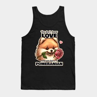 Pomeranian Valentine's day Tank Top